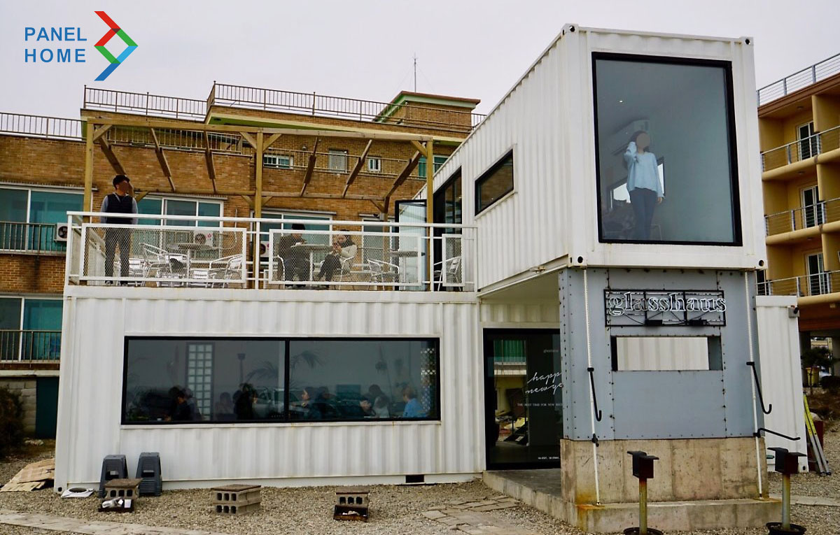 mẫu quán cafe lắp ghép đơn giản