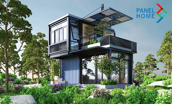 mẫu nhà lắp ghép 2 tầng 3 phòng ngủ đẹp 3