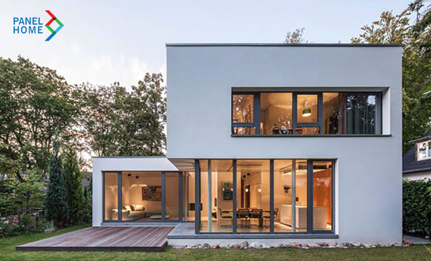 mẫu nhà lắp ghép 2 tầng 3 phòng ngủ đẹp 4