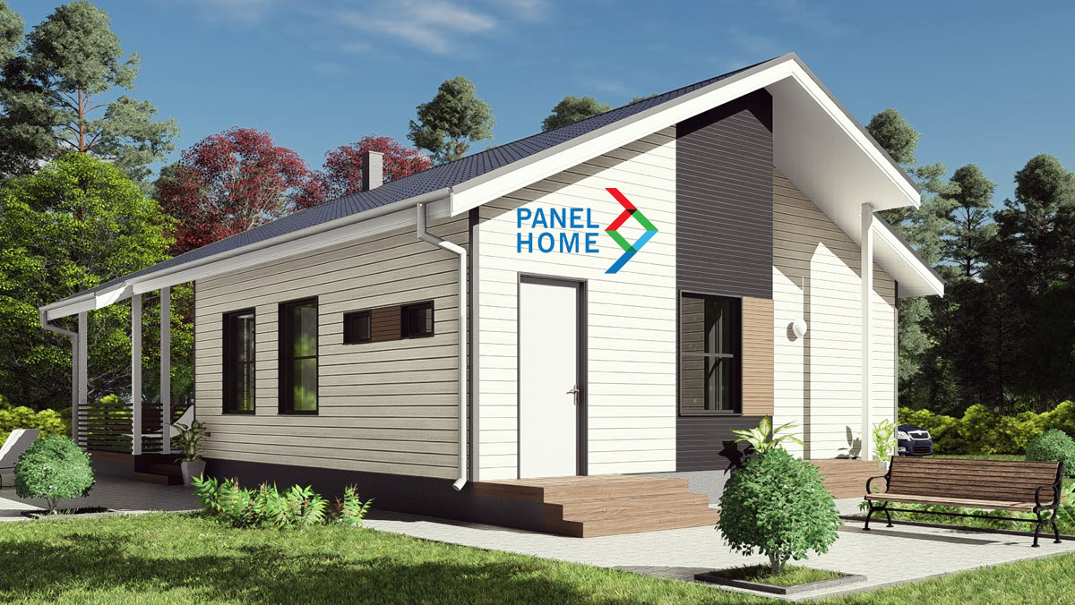 Nhà cấp 4 tiền chế giữa vùng quê yên bình